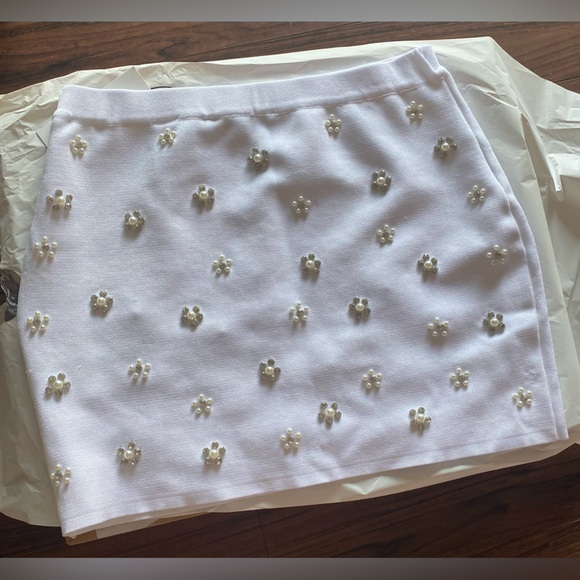 BEADED JEWEL KNIT MINI SKIRT - Picture 8 of 8